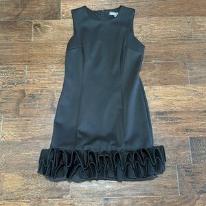 Donna Ricco Black Ruffle Dress